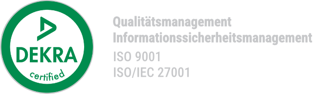 ISO 9001 + ISO 27001 certified